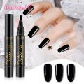 Ameesi Nail Polish Marker High Pigmented One-Step Nail Art Gel Polish Pen Nail Varnish. 