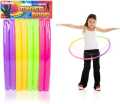 Sports Hoop Weighted Hula Hoop, ACU Hoop , Weight Loss Fitness Workout with ridges. (Rainbow Colors). 