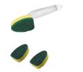 Soap Dispenser Scrubber Cleaner Dish Wand Brush Scrub Refill Washing Kitchen. 