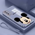 Casing For VIVO V2043 V2032 V2026 V2029 V2027 V2052 V2038 V2042 V2054 V2037 V2048 1935 1938 1901 1902 1904 1906 Stylish Mickey Mouse Rubber Phone Cover Glossy Electric Plating Case Shockproof Casing. 