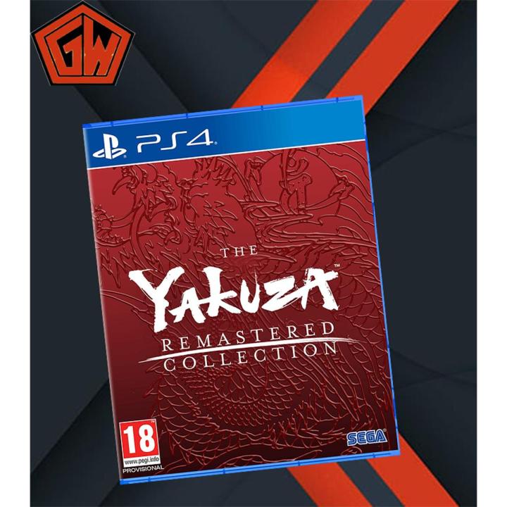 PLAYSTATION 4 DVD THE YAKUZA REMASTERED COLLECTION PS4 GAME