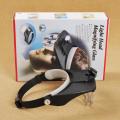 Light Head Magnifying With Led Sharp Light Headband Illuminated Visor Magnifying Glasses Loupe With 4 Lens Repair Mobile Laptop Circuits Micro Electric Appliances. 
