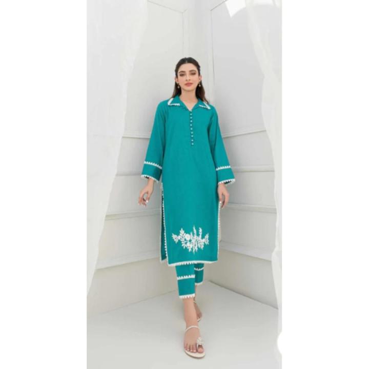 new 2023 kurti 2pc stitched suit for women Daraz.pk