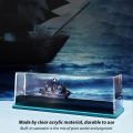Unsinkable Black Ship | Black Pearl Pirate Ship | Car Dashboard Decoration Cruise | Floating Interior Decoration Toy | Liquid Boat. 