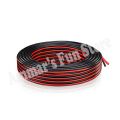 23/76 Red and Black Copper Tinned Wire. 