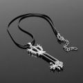 【happy one】Game Kingdom Hearts Necklace Sora Keyblade Pendant Chain Necklaces & Pendants Men Charm Gifts Jewelry. 