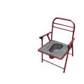 Home care adult adjustable potty bedside foldable Toilet chair for elderly or disabled. 