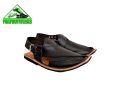 Peshawri Chappal in Black and Royal Blue Color. 