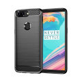 Applicable OnePlus 5/5T Phone Case OnePlus OnePlus5T Brushed Carbon Fiber Anti-Fall Protective Cover Silicone Soft Shell. 