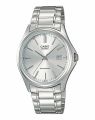 CASIO WHITE DIAL WITH DATE & SILVER BRACELET MEN'S WATCH - MTP-1183A-7BDF. 
