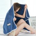 70x140cm Coral Fleece Bath Towel Water Absorption Coral Edge Wrapping Microfiber Towel Quick Dry Magic Wash Clothing. 
