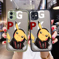 JIUMOO For Huawei P20 Pro Case Fashion Tide Cool Pikachu Brand Pattern Thin Side Square Edge New Design Shockproof Frosted Transparent Hard Phone Cases Silicone Casing Full Cover Camera Protection Softcase Boy. 