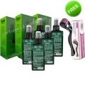 Pack of 5 Neo Hair Lotion - Hair -Green Wealth- Spray - For Hair Regrowth - Made in Thailand Free Derma Roller. 