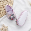 Spring Floral Baby Girls Shoes Toddlers Prewalkers Flower Shoes Infant Soft 0-18M Anti-slip Toddler Shoes. 