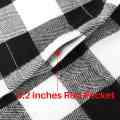 Buffalo Plaid Valances for Kitchen Farmhouse Check Plaid Valances for Window Treatment Decor (Black and White). 