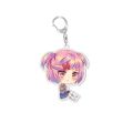 【HOT】 Cute Game Anime Keychain Cartoon Figure Sayori Yuri Natsuki Monika Acrylic Bag Pendant Boy Girl Key Chain Ring Gift Wholesale. 