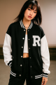 Varsity Iconic R Printed Varsity Baseball Jacket - Image 9