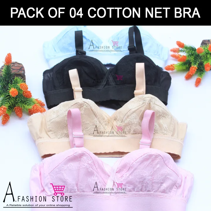 Pack%20of%2004%20Multi%20Colour%20Cotton%20Net%204%20Hooks%20Bras%20Brief%20Blouse%20Brazier%20Brassier%20for%20Girls%20Women%20Ladies%C2%A0%20Undergarments%20-%20Image%203