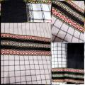 Multani Lacha Lungi Pure Double Staples - 3×1.5 Full Size Black Color. 
