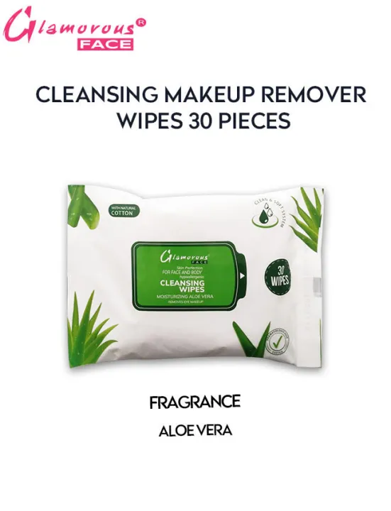 Glamorous%20Face%20Cleansing%20Wipes,%20Skin%20Perfection%20For%20Face%20&%20Body%20Deep%20Clean%20Wipes,%20Moisturizing%20Aloe%20Vera%2030%20Wipes..%20-%20Image%203