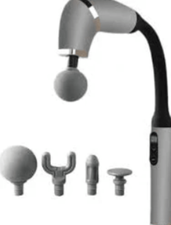 Imported Massage Gun with Extended Handle, U-Shaped Back Massager for Pain Relief