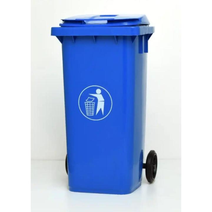 Dustbin 240 liters with wheels / Big size dustbin / Dustbin for outdoor garbage / Outdoor Garbage Bin with Wheels - 240 Liters - Wheeled Waste Trash Can - Heavy Duty