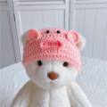 PETPARADIS Cute Handmade Elastic Crochet Warm Cat Hat Frog Hat for Party Photo Props Pet Cap. 