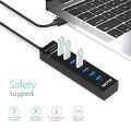 USB 7 Port 3.0 Original Hub / Portable / Warranted / Super Fast 5 Gbps / High Quality Speed / Stylish / Slim / Sleek / Mobile OTG / Laptop / PC. 