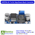 Display or Without Display Step-Up and Step-Down Voltage Converter Module XL4017 & LM2596 Buck Converter and XL6009 Boost Converter Module By Electrica. 