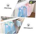 Pack of 3Pcs PLASTIC BAG HOLDER RACK - Eco-Friendly Plastic Bag Holder Rack – 3Pcs Garbage Bag Rack | Eco-Friendly Plastic Bag Holder Rack – Kitchen Garbage Bag Holders for Cupboard, Drawer, and Door | BUYVOGUE. 