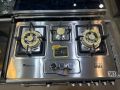 Kitchen Hob National 3 Burner HOB FULL Steel Blue Flame On LPG Available  - NG/LPG. 