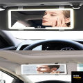 Car Sun Visor Vanity Mirror For Your Princess Passenger , Car Vanity Mirror With Lights, Makeup Mirror with 3 Light Modes & 60 LEDs, Rechargeable Car Mirror Dimmable Touch Control Travel Makeup Mirror for Car. 