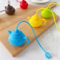 Pack of 5 Teapot Shape Tea Strainer Silicone Tea Bag Infuser Leaf Filter Diffuser. 