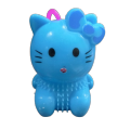 Puffer Ball Hello Kitty Soft Rubber Toy Chu Chu with Whistle Flash Ball LED Light Up. 