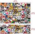 Doodles Universal Laptop Back Skin-Laptop Skin Vinyl Sticker Decal, 13 13.3 14.6 15 15.4 15.6 inch Laptop Skin Sticker Cover For All Laptops. 