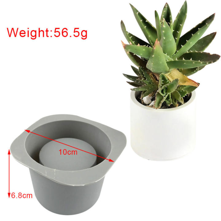 Epoxy Resin Clay Mold Clay Flower Pot Molds Silicone Flower Pot Mold DIY Cement Pot Molds Craft Flowerpot Molds