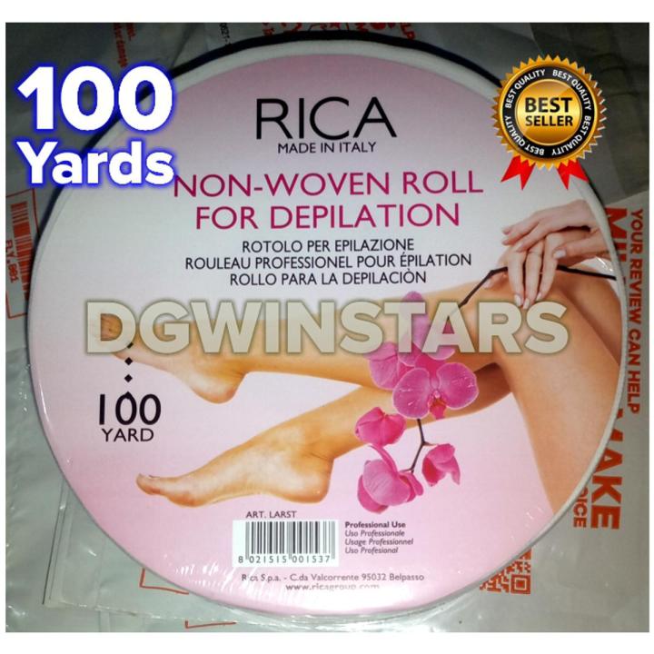 Wax Strip Roll 100 Rica Roll on Wax - Wax Strips Roll - Wax Strips Paper - Home waxing kit Cotton wax strips  Roll 100 Yards