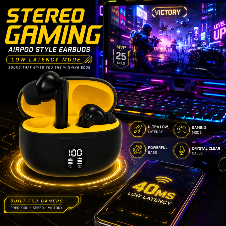 Stereo%20Gaming%20Earpods%20Style%20Wireless%20Earbuds%20TWS%20Ear%20Buds%20Bluetooth%20-%20Image%204