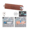 M.2 2280 SSD Heat Sink for Dell Laptop G15 5510 5511 5515 M.2 Interface SSD Hard Drive Heat Sink. 