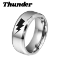 Thunder Rings For Men and Women Lightning Strike Stainless Steel Ring Light Fashion Unique Rings Lovers Ring Wholesale Rates. 