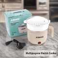 Multi-function Portable Electric Cooker - Egg Steamer - Noodle Pot - Mini Rice Cooker - Electric Kettle - Stainless Steel Mini Cooker - Electric Cooker Pan - Double Layer Non-Stick Pan For Kitchen - 2 Pots - Multi Color Cooker. 