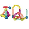 Magnetic Building Sticks and Balls Blocks Toy, Magnetic Bar, Stem Educational Construction Toys, 3D Magnet Building Puzzle Toys Gift for Kids Boys, Girls and Toddler Educational Learning  25 pes - 36 pes - 42 pes - 64 pes. 