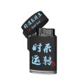 New Windproof Lighter Inflatable Clamshell Blue Flame Super Durable Creative Lighter Cute Personality Wholesale. 