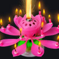 Flower Musical Cake Candle for Birthday Boy and Birthday Girl. 