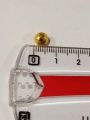 Golden Cut Round Spacer Plastic Beads. 6mm= 420 pcs / 4 strings. 5mm= 875 pcs / 5 strings. 3mm= 1248 pcs / 6 strings. For DIY Jewelry Making, Jewelry, Dress Accessories, Crafts, and Home Décor. 
