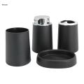 Bathroom Soap Dispenser Set Countertop Bathroom Accessories Set for Housewarming Hotel. 