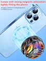 GT31 Magnetic Phone Cooler Portable Phone Semiconductor Radiator Fast Cooling Phone-Colling Fan - Cooler Mobile Gaming Video Streaming Phone Fan For Playing Games Watching Videos. 