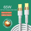 【Liquor Win】65W USB C To USB C Cable For Xiaomi Redmi OPPO Huawei Samsung Fast Charging Cable For IPad Pro Charger Date USB Type C Cable. 