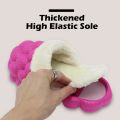 New Winter Warm Funny Bubble Slippers 2022 Flip Flop for Women Men Rose Slippers Massage Bubble Slides Soft EVA Waterproof Shoes. 