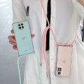 Love Heart Crossbody Lanyard Strap Phone Case For Xiaomi Redmi Note 10 Pro 11 12 8 9 Pro Max Plus 7 Redmi 9 9A 9T 9C 10C Cover. 